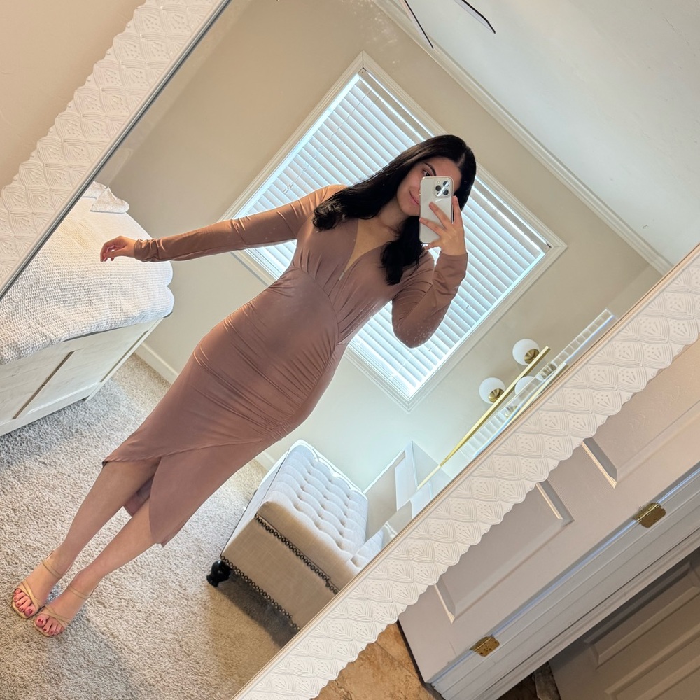 Mauve Midi Dress